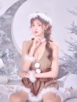 画像31: 【予約 / 11月中旬発送予定】【送料無料！】【サンタ】ホルターネックジップセットアップサンタコスプレ【コスプレ6点セット】【XS-XLサイズ/2カラー】[OF03] (31)