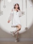 画像14: 【予約 / 11月下旬発送予定】【送料無料！】【サンタ】オフショルチュール袖リボンサンタコスプレ【コスプレ3点セット】【XS-Lサイズ/1カラー】[OF03] (14)