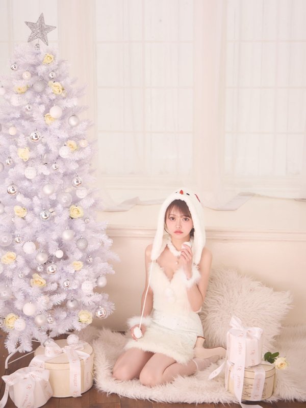 画像11: 【即日発送】【サンタ】ファービジューセットアップ雪だるまコスプレ【コスプレ6点セット】【XS-Mサイズ/1カラー】[HC02] (11)