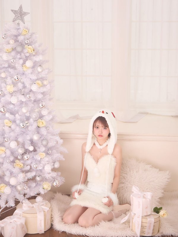 画像7: 【即日発送】【サンタ】ファービジューセットアップ雪だるまコスプレ【コスプレ6点セット】【XS-Mサイズ/1カラー】[HC02] (7)