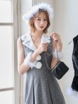 画像13: 【即日発送】【サンタ】ファー襟付きラメワンピサンタコスプレ【コスプレ4点セット】【S-Mサイズ/2カラー】[HC02] (13)