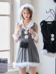 画像26: 【即日発送】【サンタ】ファー襟付きラメワンピサンタコスプレ【コスプレ4点セット】【S-Mサイズ/2カラー】[HC02] (26)