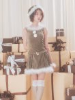 画像19: 【即日発送】【サンタ】ベルト付きファーサンタコスプレ【コスプレ4点セット】【XS-XLサイズ/3カラー】[OF04] (19)