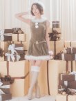 画像21: 【即日発送】【サンタ】ベルト付きファーサンタコスプレ【コスプレ4点セット】【XS-XLサイズ/3カラー】[OF04] (21)