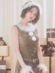 画像23: 【即日発送】【サンタ】ベルト付きファーサンタコスプレ【コスプレ4点セット】【XS-XLサイズ/3カラー】[OF04] (23)
