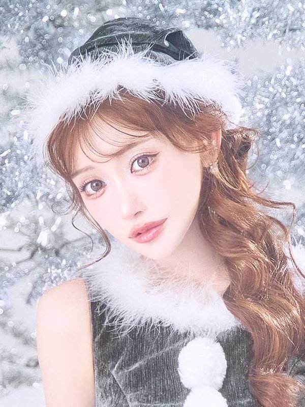 画像27: 【即日発送】【サンタ】ベルト付きファーサンタコスプレ【コスプレ4点セット】【XS-XLサイズ/3カラー】[OF04] (27)