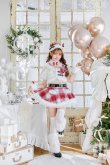 画像3: 【即日発送】【サンタ】ロゼチェックビジューライントナカイ【Malymoon/マリームーン】【コスプレ11点セット】【フリーサイズ/1カラー】[HC03] (3)