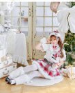 画像4: 【即日発送】【サンタ】ロゼチェックビジューライントナカイ【Malymoon/マリームーン】【コスプレ11点セット】【フリーサイズ/1カラー】[HC03] (4)