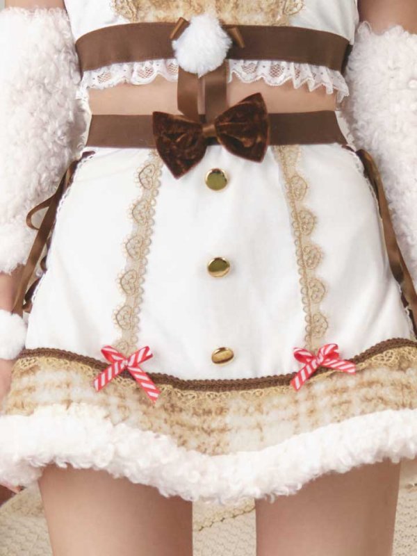 画像30: 【即日発送】【サンタ】ノエルドチェックケープサンタ【Malymoon/マリームーン】【コスプレ9点セット】【フリーサイズ/2カラー】[OF03] (30)