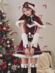 画像9: 【即日発送】【サンタ】ノエルドチェックケープサンタ【Malymoon/マリームーン】【コスプレ9点セット】【フリーサイズ/2カラー】[OF03] (9)
