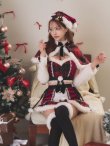 画像11: 【即日発送】【サンタ】ノエルドチェックケープサンタ【Malymoon/マリームーン】【コスプレ9点セット】【フリーサイズ/2カラー】[OF03] (11)