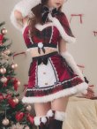 画像17: 【即日発送】【サンタ】ノエルドチェックケープサンタ【Malymoon/マリームーン】【コスプレ9点セット】【フリーサイズ/2カラー】[OF03] (17)