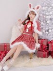 画像29: 【予約 / 11月下旬発送予定】【送料無料！】【サンタ】ウサ耳ケープ【Fサイズ/3カラー】[OF03] (29)