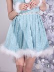 画像8: 【一部予約商品/11月中旬発送予定】【サンタコス 4点セット】【XS-XLサイズ/3カラー】ラメツイードミニワンピースサンタ[YMT] (8)
