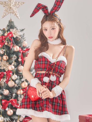 チェック柄 サンタコスプレ - キャバドレス専門店 sugar (シュガー)