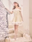 画像10: 【サンタSALE!!】【即日発送】【サンタコス 3点セット】【XS-XLサイズ/1カラー】オフショルダーシアーチュールフレアサンタコスプレ[HC02] (10)