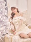 画像11: 【サンタSALE!!】【即日発送】【サンタコス 3点セット】【XS-XLサイズ/1カラー】オフショルダーシアーチュールフレアサンタコスプレ[HC02] (11)