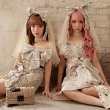 画像6: 【値下げ！】SALE！【ハロウィン3点セット】ニュースペーパー柄ブライドゾンビコスプレセット【S?Mサイズ/1カラー】(B102AX)[YMT] (6)