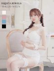 画像2: 【即日発送】【sugar nine×マリームーンコラボ】 セクシーレースバニーコスプレセット【sugar nineハロウィン7点セット】【S-Mサイズ/1カラー】[YMT] (2)