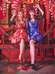 画像7: 【即日発送】フレアチャイナドレスコスプレセット【sugar nineハロウィン2点セット】【4サイズ/2カラー】(SE01YN)【YMT】 (7)