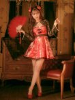 画像6: 【即日発送】フレアチャイナドレスコスプレセット【sugar nineハロウィン2点セット】【4サイズ/2カラー】(SE01YN)【YMT】 (6)
