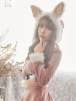 画像12: 【即日発送】フードベロアバニーコスプレセット【sugar nineハロウィン2点セット】【S?XLサイズ/1カラー】【YMT】 (12)