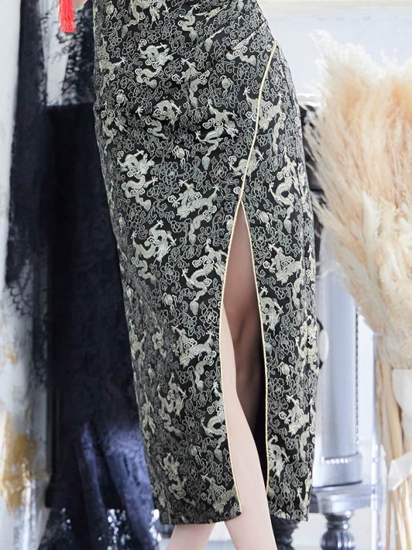 画像8: 【即日発送】ロングチャイナドレスコスプレセット【sugar nineハロウィン2点セット】【3サイズ/3カラー】(SE01YN)【HC03】 (8)