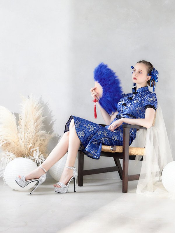 画像10: 【SALE!!】【即日発送】マーメイドスカートチャイナドレスコスプレ (SE01YN)【sugar nineハロウィン2点セット】【S-Lサイズ/2カラー】[OF01] (10)