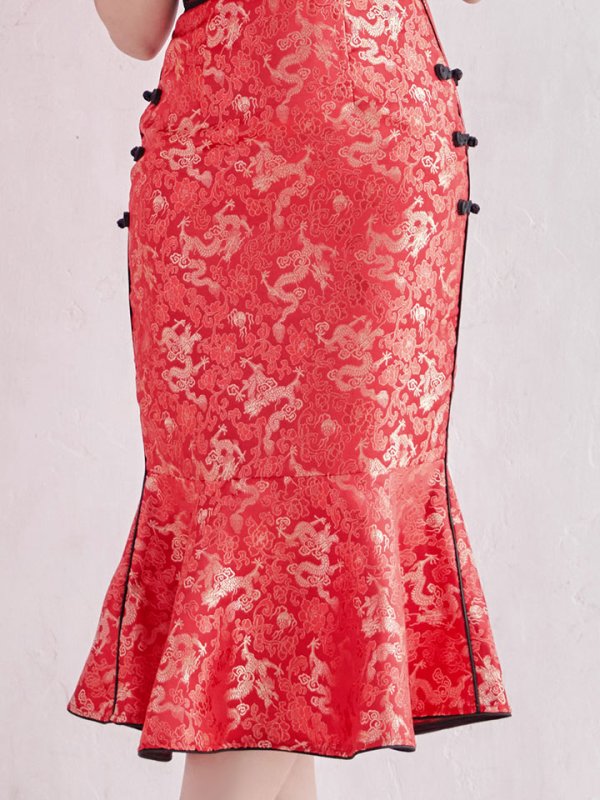 画像8: 【SALE!!】【即日発送】マーメイドスカートチャイナドレスコスプレ (SE01YN)【sugar nineハロウィン2点セット】【S-Lサイズ/1カラー】[OF01] (8)