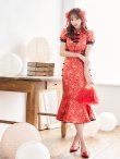 画像5: 【即日発送】マーメイドスカートチャイナドレスコスプレ 【sugar nineハロウィン2点セット】【S-Lサイズ/1カラー】(SE01YN)[YMT] (5)