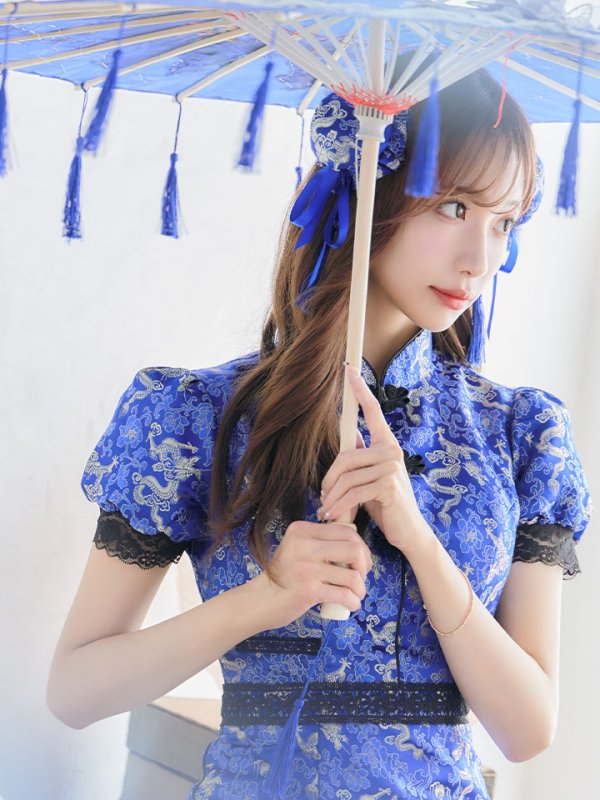 画像10: 【SALE!!】【即日発送】マーメイドスカートチャイナドレスコスプレ 【sugar nineハロウィン2点セット】【S-Lサイズ/1カラー】(SE01YN)[HC03] (10)