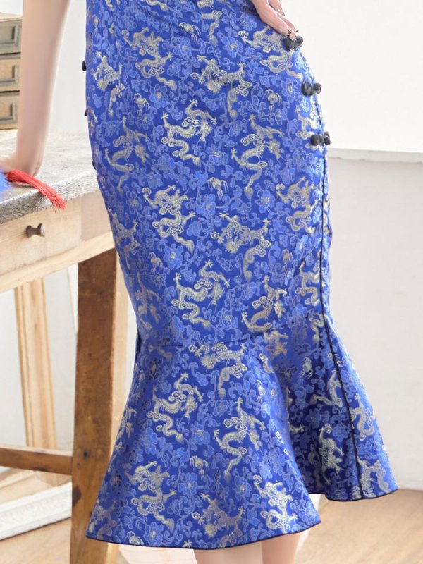 画像8: 【SALE!!】【即日発送】マーメイドスカートチャイナドレスコスプレ 【sugar nineハロウィン2点セット】【S-Lサイズ/1カラー】(SE01YN)[HC03] (8)