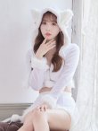 画像5: 【即日発送】セットアップベロアキャットコスプレ/2ピース/セパレート【sugar nineハロウィン4点セット】【S-Mサイズ/2カラー】[YMT] (5)