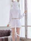 画像7: 【即日発送】セットアップベロアキャットコスプレ/2ピース/セパレート【sugar nineハロウィン4点セット】【S-Mサイズ/2カラー】[YMT] (7)