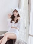 画像10: 【即日発送】セットアップベロアキャットコスプレ/2ピース/セパレート【sugar nineハロウィン4点セット】【S-Mサイズ/2カラー】[YMT] (10)