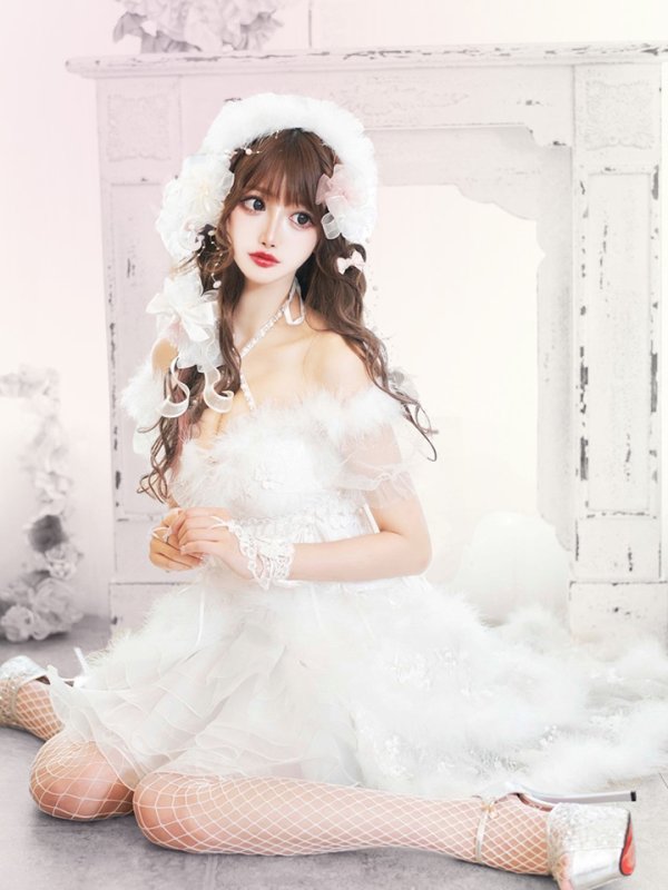 画像7: 【即日発送】桜咲乃愛ちゃんコラボ2WAY天使＆バニーコスプレ【コスプレ豪華10点セット】【S-Lサイズ】[HC03-H] (7)