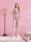画像10: 【即日発送】【マリームーンコラボ】 セクシーレースキャット【ハロウィンコスプレ6点セット】【XS-Lサイズ/7カラー】[YMT] (10)