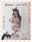 画像1: 【即日発送】【マリームーンコラボ】 セクシーレースキャット【ハロウィンコスプレ6点セット】【S-Lサイズ/5カラー】[YMT] (1)