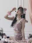 画像2: 【即日発送】【マリームーンコラボ】 セクシーレースキャット【ハロウィンコスプレ6点セット】【S-Lサイズ/5カラー】[YMT] (2)