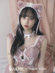 画像3: 【即日発送】【マリームーンコラボ】 セクシーレースキャット【ハロウィンコスプレ6点セット】【S-Lサイズ/5カラー】[YMT] (3)