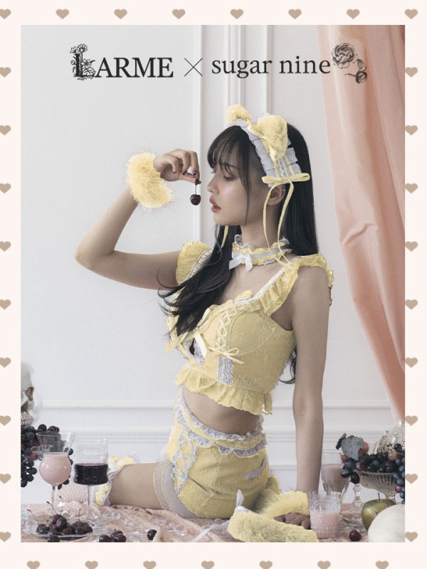 画像12: 【即日発送】【マリームーンコラボ】 セクシーレースキャット【ハロウィンコスプレ6点セット】【S-Lサイズ/5カラー】[HC03] (12)