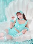 画像7: 【即日発送】【ハロウィン】【マリームーンコラボ】 セクシーレースキャット【コスプレ6点セット】【XS-L/7カラー】[YMT] (7)