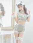 画像27: 【即日発送】【ハロウィン】【マリームーンコラボ】 セクシーレースキャット【コスプレ6点セット】【XS-L/7カラー】[YMT] (27)