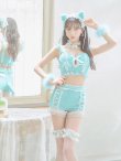 画像3: 【即日発送】【ハロウィン】【マリームーンコラボ】 セクシーレースキャット【コスプレ6点セット】【XS-L/7カラー】[YMT] (3)