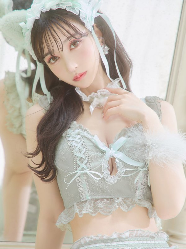 画像13: 【即日発送】【ハロウィン】【マリームーンコラボ】 セクシーレースキャット【コスプレ6点セット】【XS-L/7カラー】[OF01] (13)