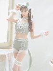 画像11: 【即日発送】【ハロウィン】【マリームーンコラボ】 セクシーレースキャット【コスプレ6点セット】【XS-L/7カラー】[YMT] (11)