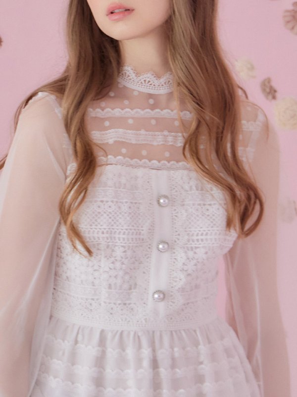 画像7: 【SALE!!】【即日発送】バニーワンピースコスプレ/レースワンピース【sugar nineハロウィン3点セット】【S-Lサイズ/1カラー】[OF01] (7)