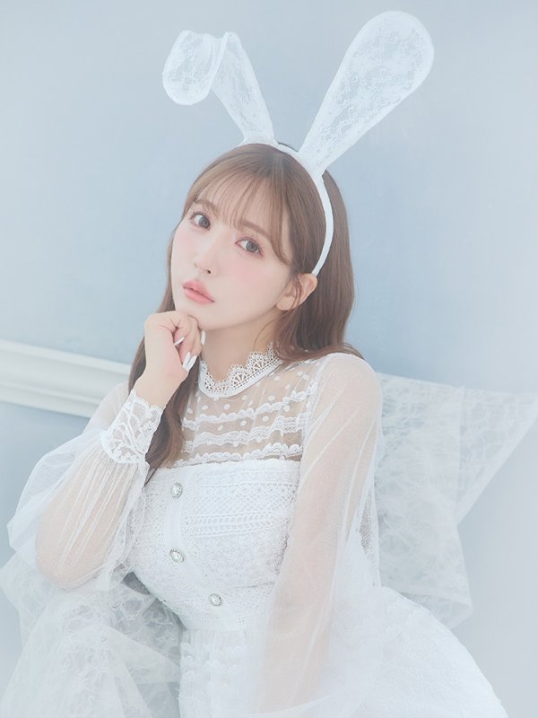 画像15: 【SALE!!】【即日発送】バニーワンピースコスプレ/レースワンピース【sugar nineハロウィン3点セット】【S-Lサイズ/1カラー】[OF01] (15)