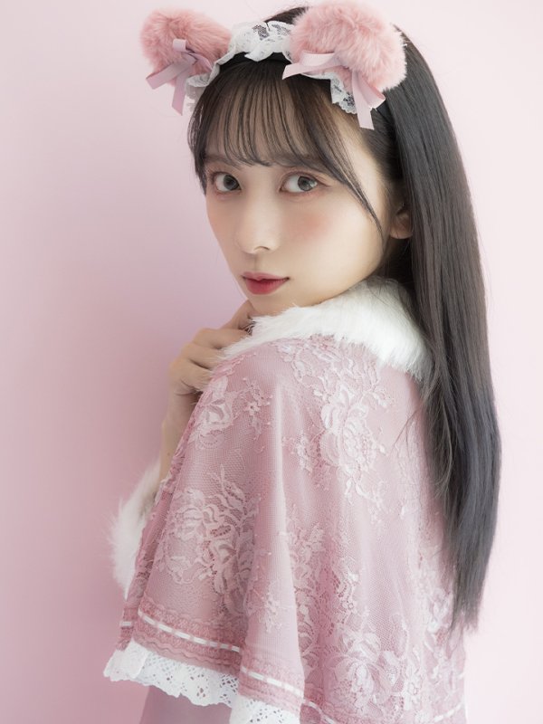 画像7: 【SALE!!】【即日発送】ファーポンチョ付きベアメイドコスプレ/ワンピースコスプレ【sugar nineハロウィン4点セット】【S-Lサイズ/1カラー】[OF01] (7)