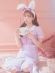 画像11: 【値下げ！】【即日発送】バニーレースワンピースコスプレ/マーメイドスカート【sugar nineハロウィン3点セット】【S-Lサイズ/2カラー】(SU220153)[YMT] (11)